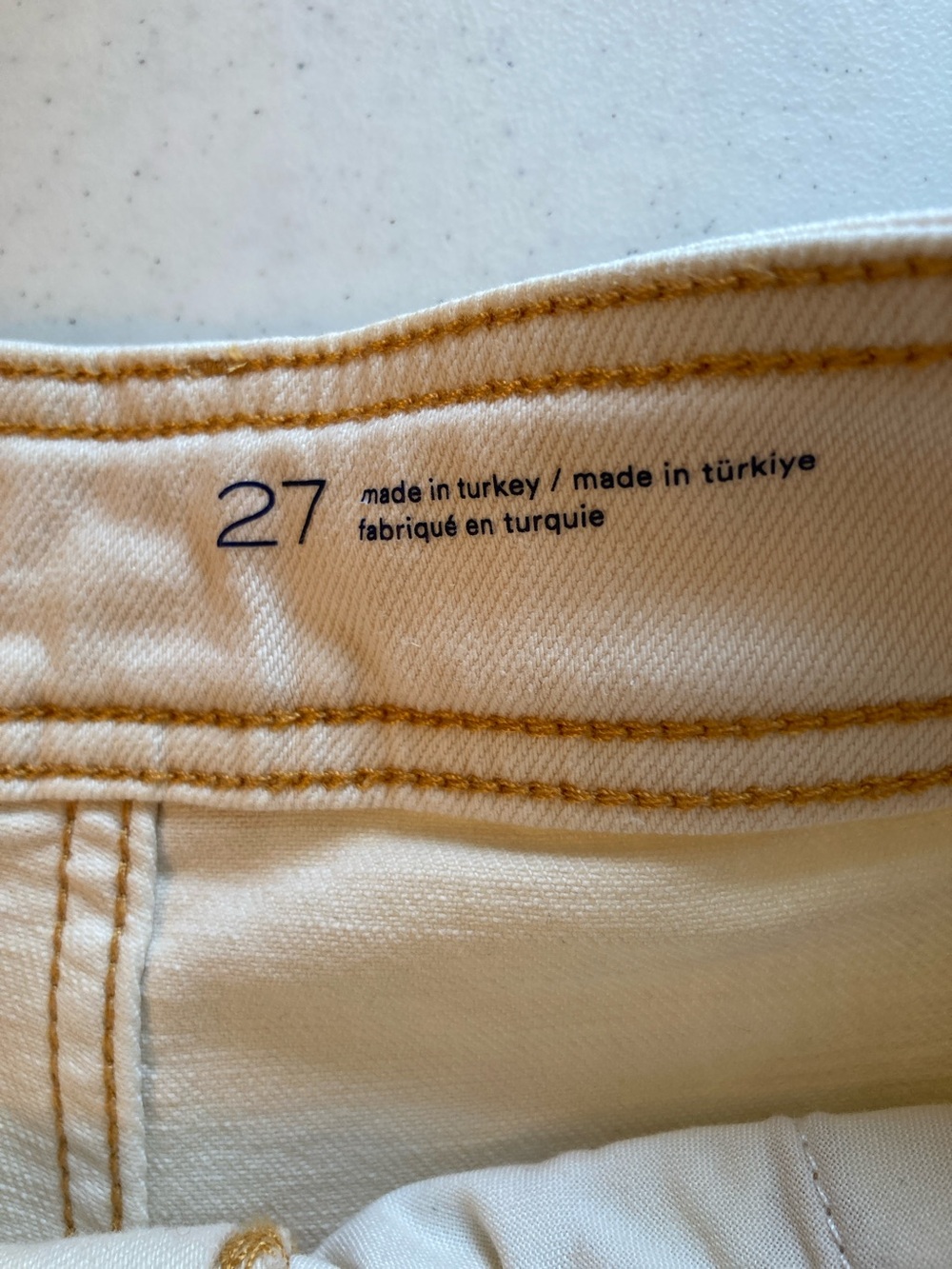 Pilcro Cream Wide-Leg Cropped Denim Trousers - Picture 7 of 11